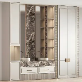 Bathroom furniture set 07